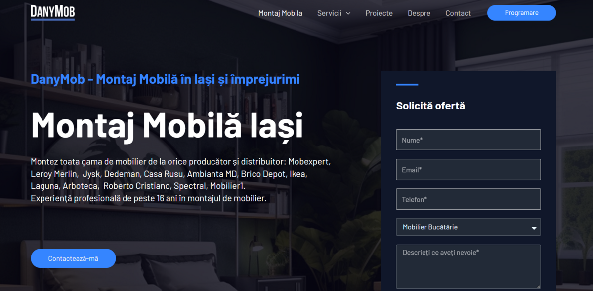 Proiect SEO DanyMob - realizat de XPeak